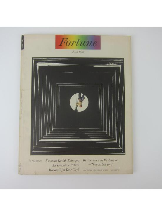 Vintage FORTUNE Magazine July 1954 Eastman Kodak Columbus Indiana Otis Elevator